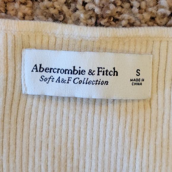 Abercrombie & Fitch Women's Sweater Top S Soft A&F Collection Pale Yellow - Picture 2 of 7